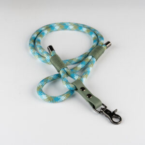 Olive rope leash