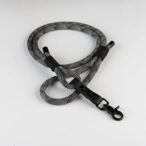 Black rope leash