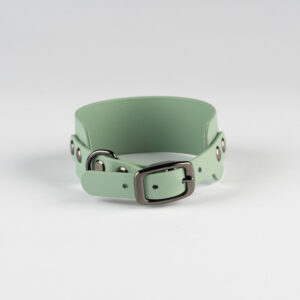 Alternative view of Soft Mint Biothane Collar
