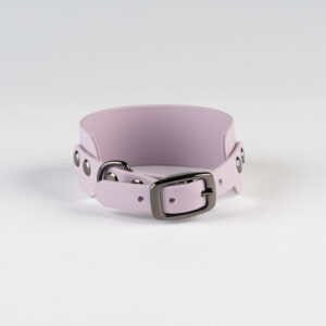 Alternative view of Soft Lilac Biothane Collar
