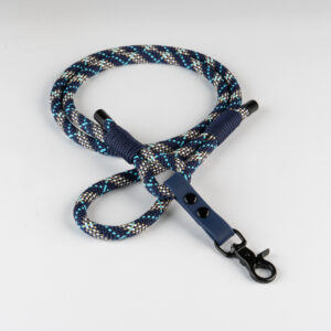 Navy rope leash