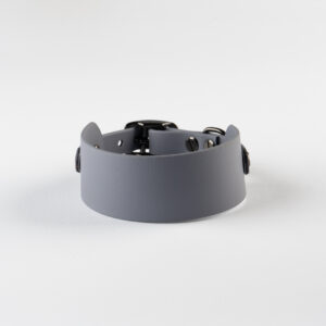 Grey biothane collar