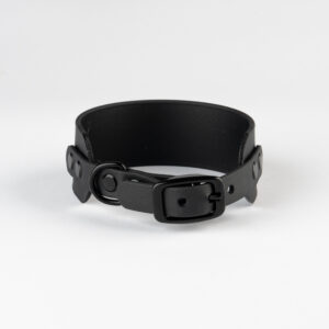 Alternative view of Night Black Biothane Collar