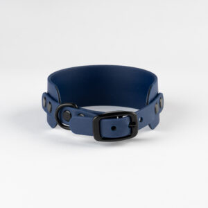 Alternative view of Navy Blue Biothane Collar