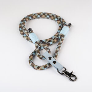 Ice Blue Rope Biothane Leash