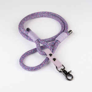 Soft Lilac Rope Biothane Leash