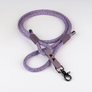 Ash Purple Rope Biothane Leash