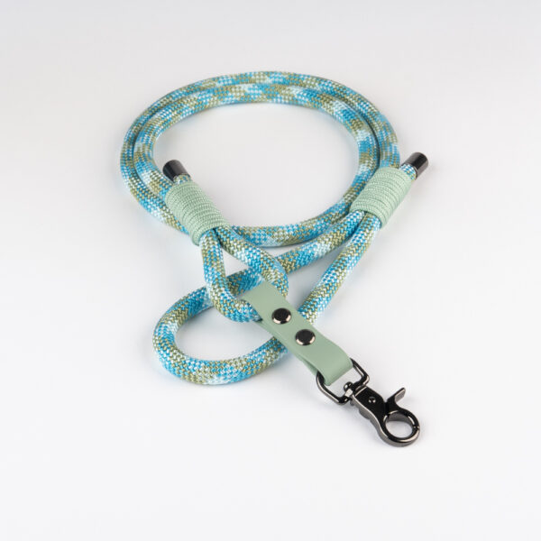 Soft Mint Rope Biothane Leash