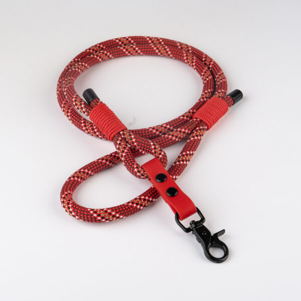 Imperial Red rope Biothane Leash