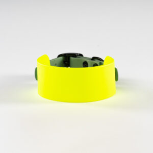 Neon Yellow whippet collar