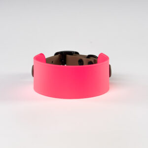 Neon Pink Biothane whippet collar